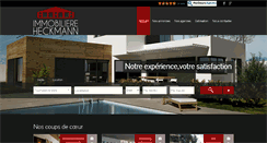 Desktop Screenshot of immo-heckmann.fr