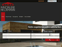 Tablet Screenshot of immo-heckmann.fr